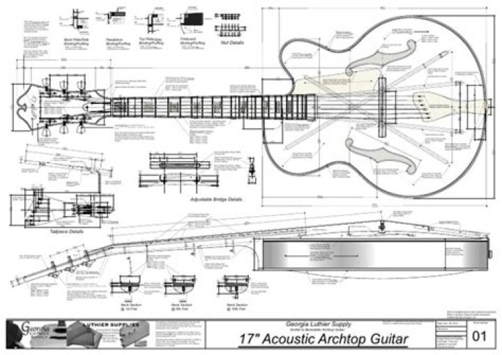 Archtop Guitar Plans PDF – Build Your Own Professional Sound