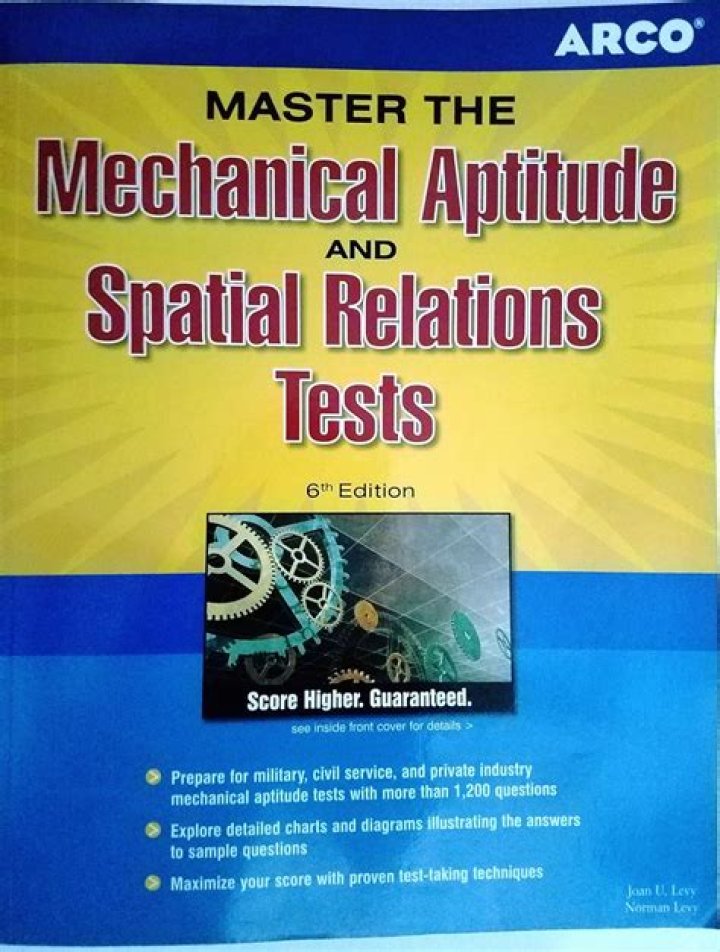 Arco Mechanical Aptitude & Spatial Relations Tests PDF for Skill Assessment
