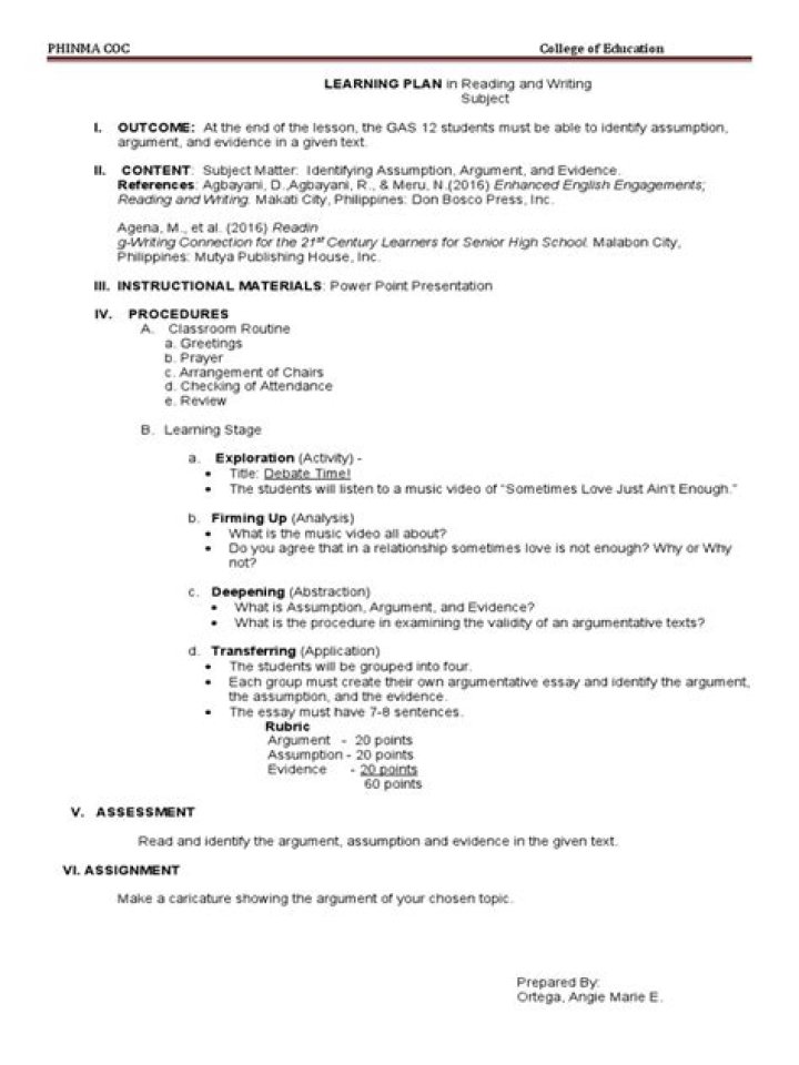 Argumentative Essay Lesson Plan PDF: Step-by-Step Teaching Guide
