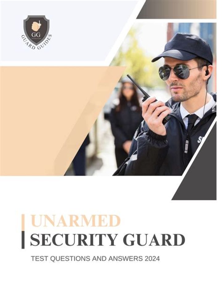 Armed Security Guard Test Questions and Answers PDF Guide