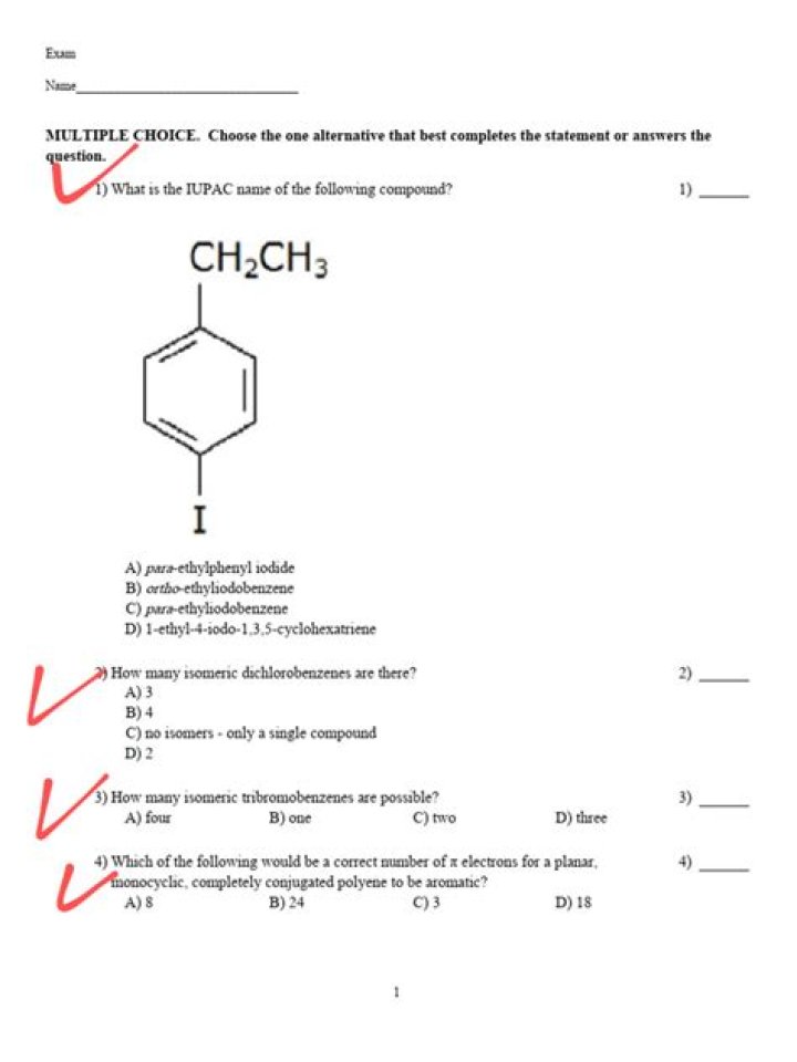 Aromatic Compounds: Questions & Answers PDF Guide