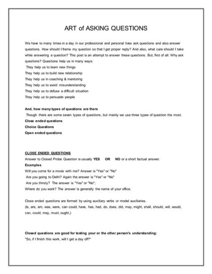 Master the Art of Asking Questions: Essential PDF Guide