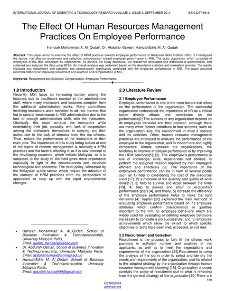 Essential Human Resource Management PDF Guide for Professionals