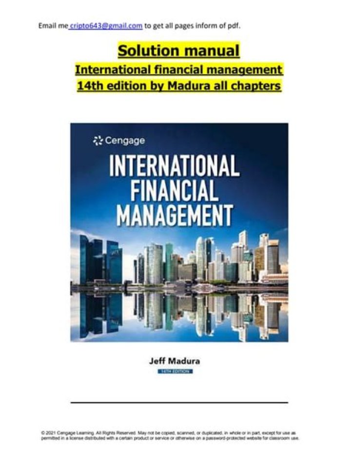 Comprehensive Article Review on International Financial Management: Essential PDF Guide
