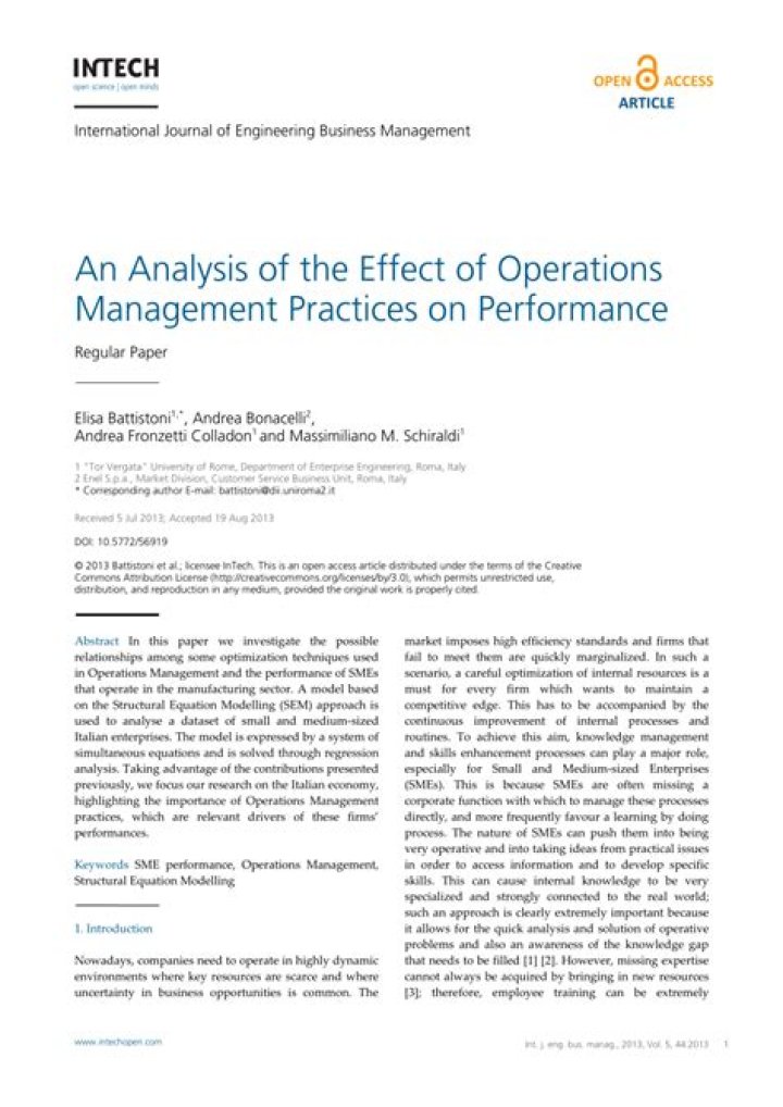 Essential Article Review on Operations Management PDF: Key Insights & Strategies