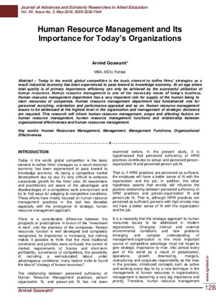 Essential Human Resource Management PDFs: Expert Guides & Resources