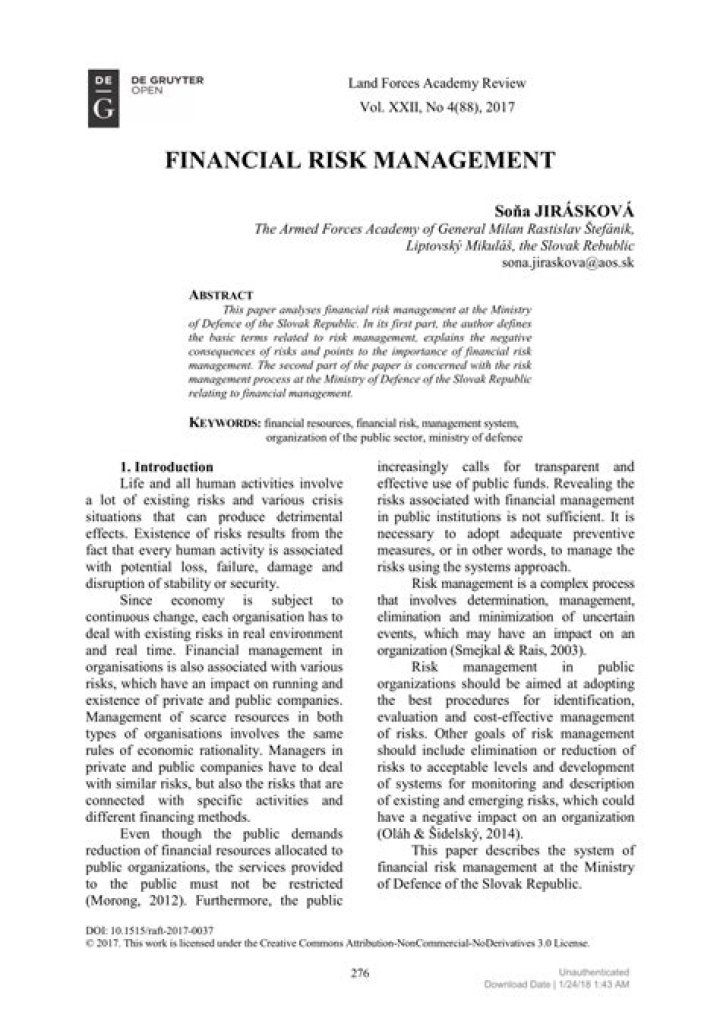 Essential Financial Risk Management PDFs: Expert Articles & Guides