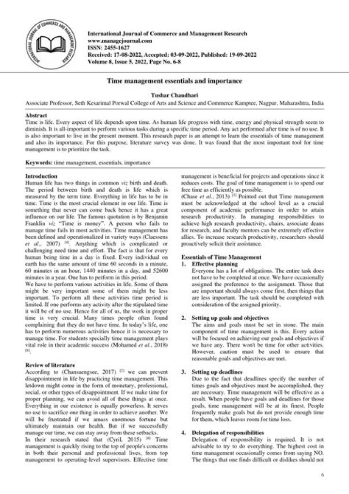 Top Time Management PDFs: Essential Articles for Productivity