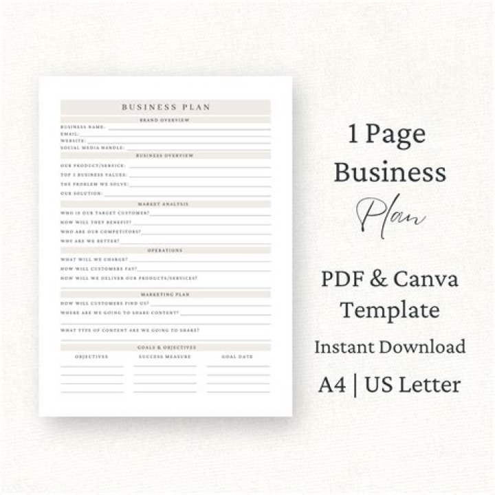 Artist Business Plan Sample PDF for Creative Success