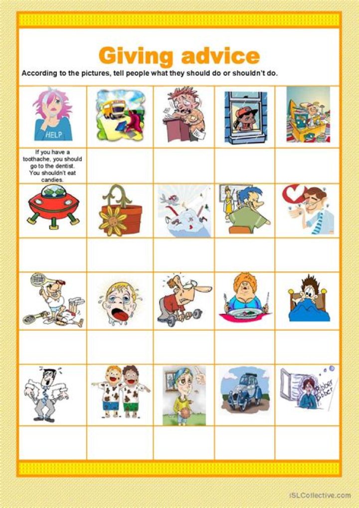 Free Asking and Giving Advice Worksheets PDF – Practice & Learn