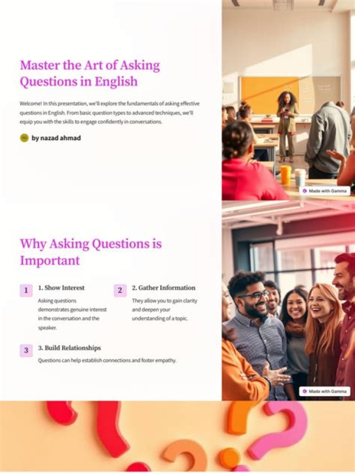 Learn to Ask Questions in English with PDF Guide