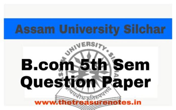 Assam University Silchar Question Papers PDF – Free Download