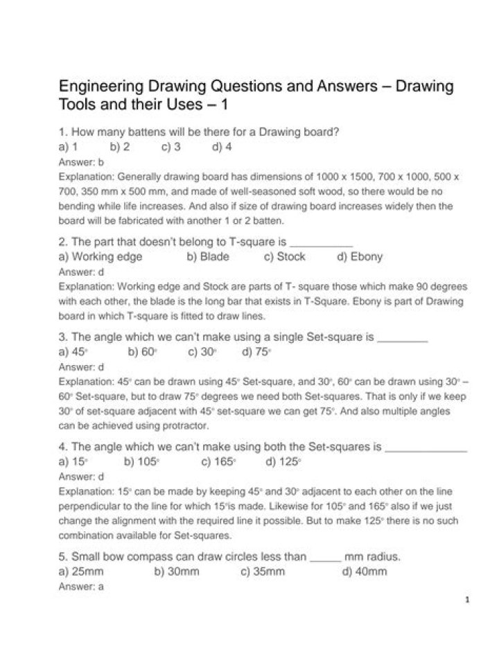 Assembly Drawing Questions and Answers PDF: Expert Guide