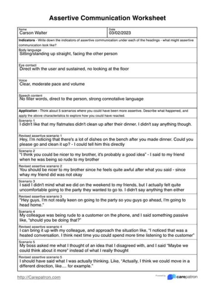 Assertive Communication Worksheet PDF: Master Assertive Expression