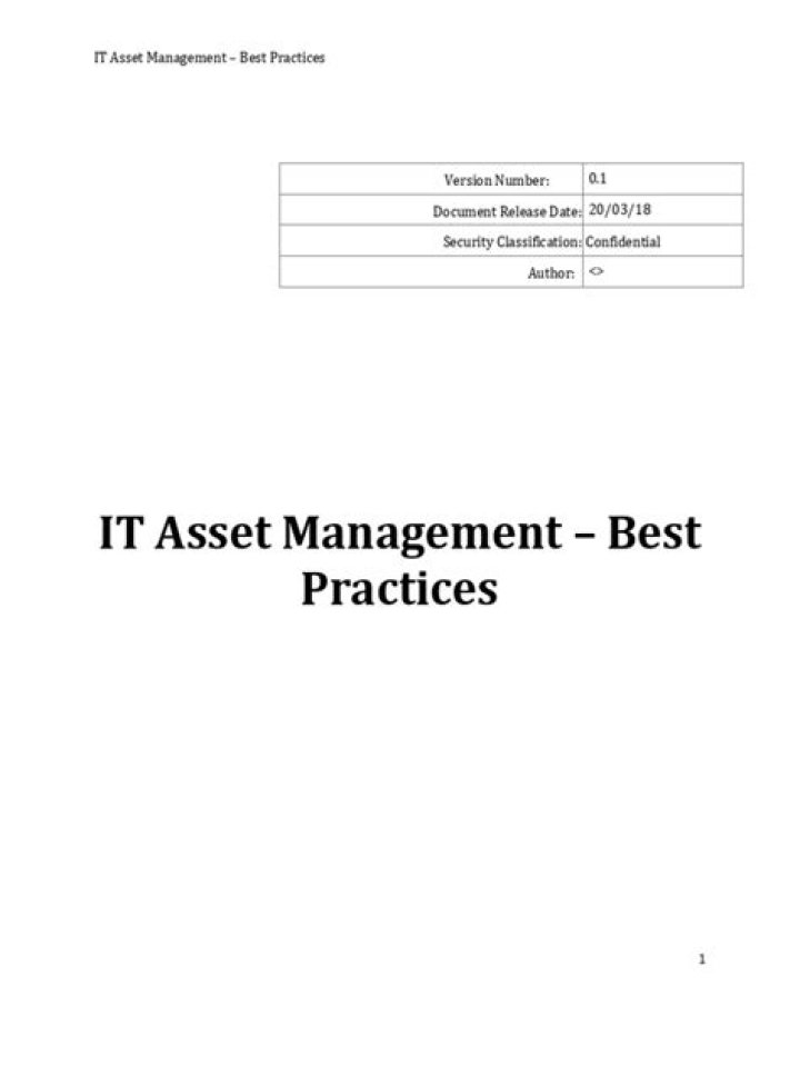 Asset Management Best Practices PDF: Expert Guide to Maximizing Efficiency