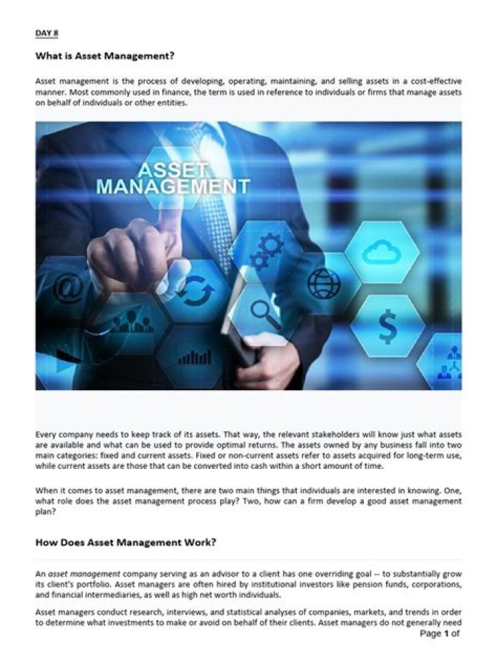 Asset Management Finance PDF: Master Financial Strategies for Wealth Growth