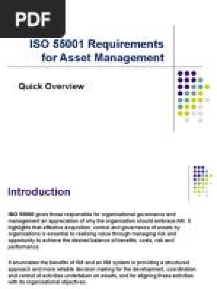 Asset Management Standard PDF: Essential Guidelines for Compliance and Efficiency