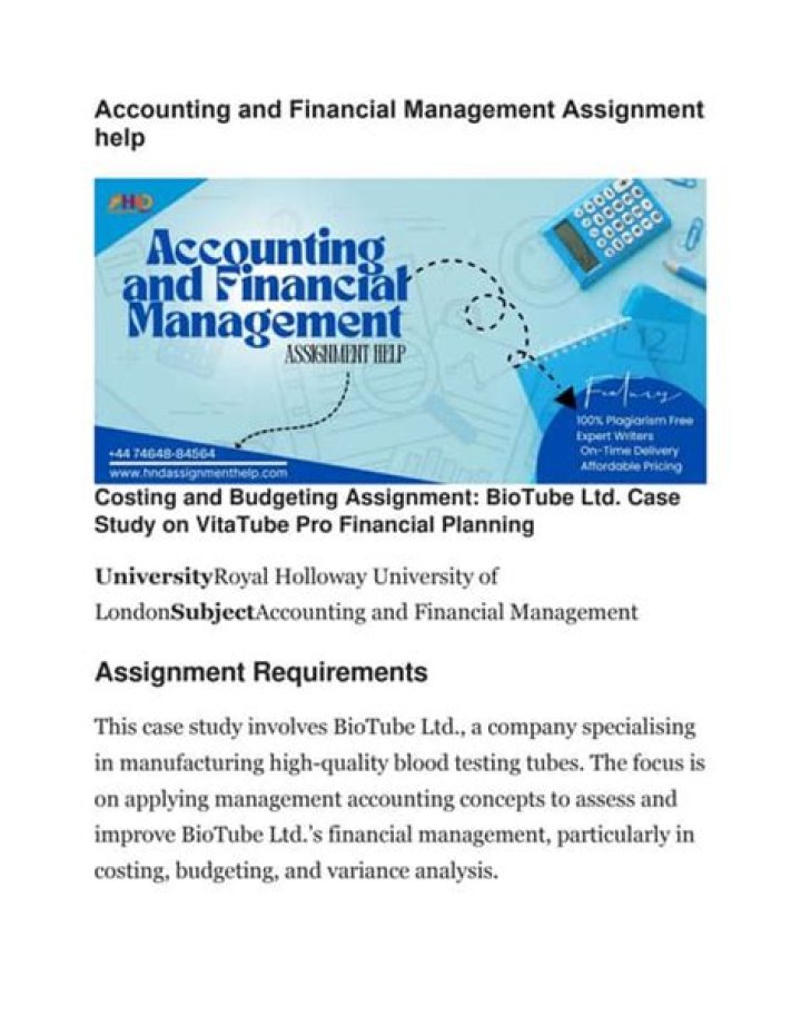 Complete Assignment on Financial Management PDF Guide