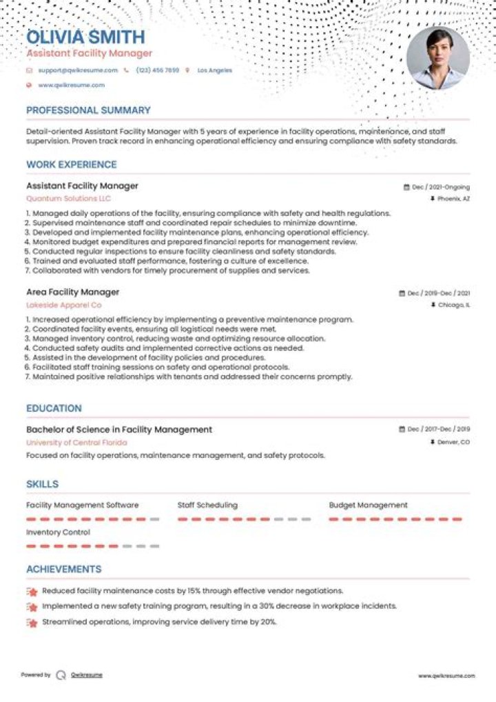 Assistant Facility Manager Job Description PDF – Download Full Guide