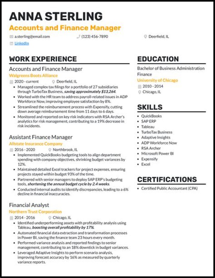 Assistant Manager Resume PDF for Finance Professionals