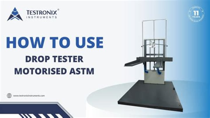 ASTM Drop Test PDF: Essential Guide & Compliance Standards
