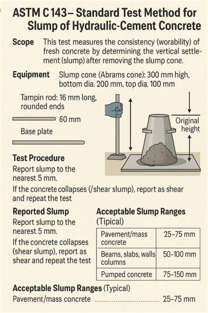 ASTM Slump Test PDF: How to Perform and Interpret Slump Tests