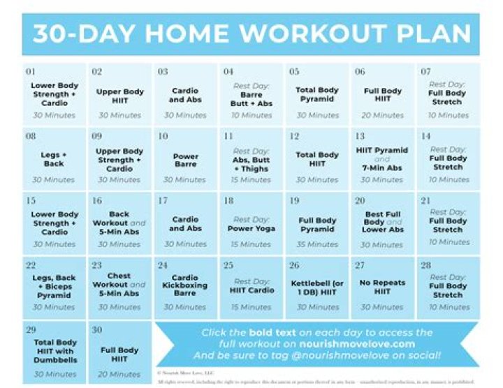 At Home Workout Plan PDF: Get Fit Without Leaving Home