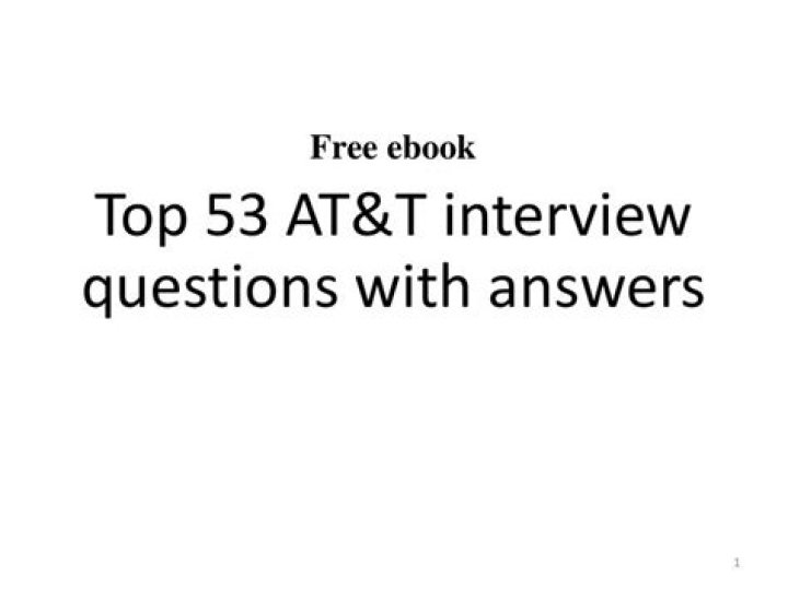 AT&T Interview Questions and Answers PDF: Expert Tips & Real Examples