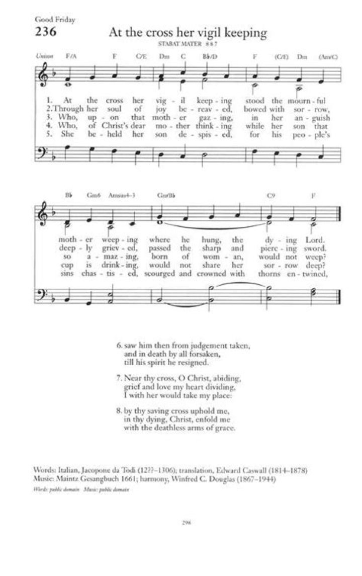 Cross Her Station: Sheet Music PDF for Singers