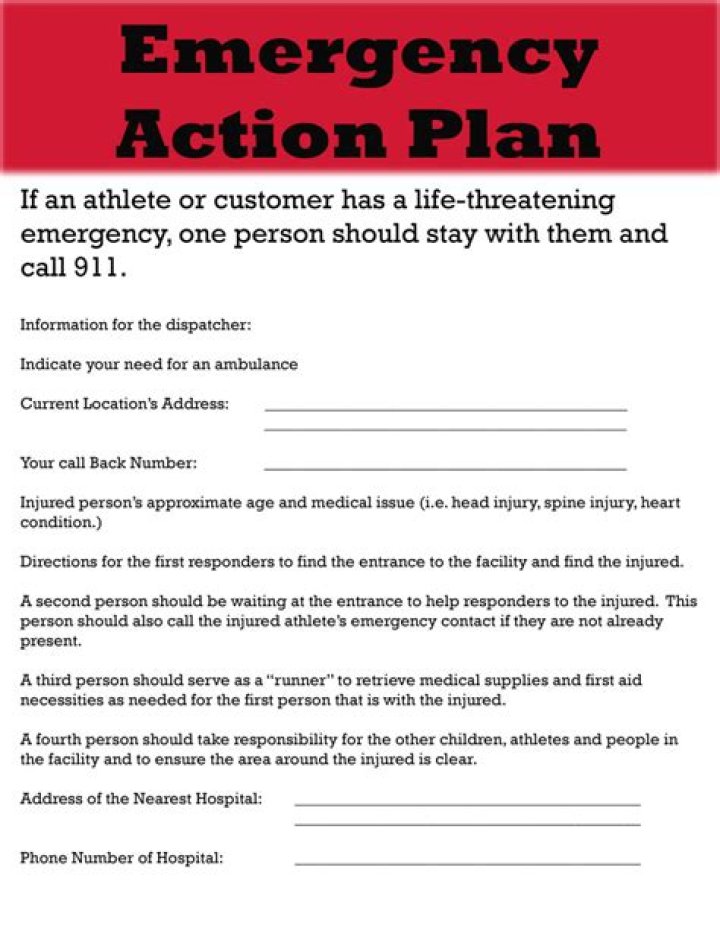 Athletic Training Emergency Action Plan PDF: Ensure Safety and Rapid Response