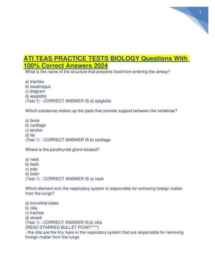 ATI Teas Practice Test PDF: Master Nursing Exams with Realistic Questions