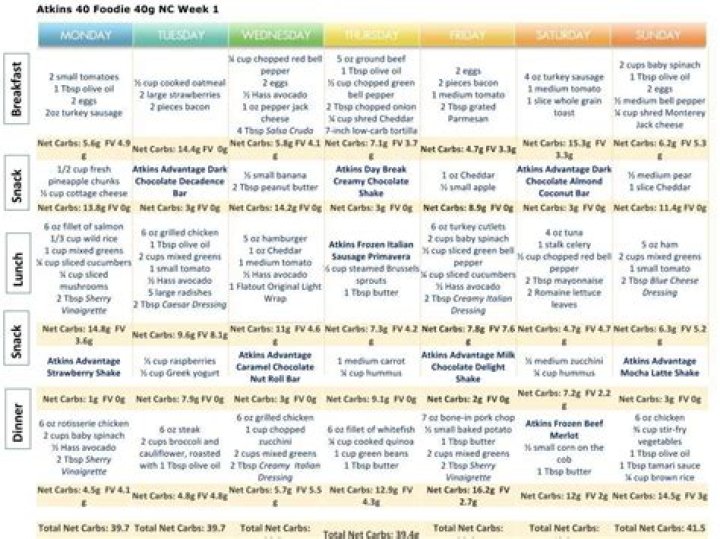 Atkins 40 Diet Plan PDF: Complete Guide for Rapid Weight Loss