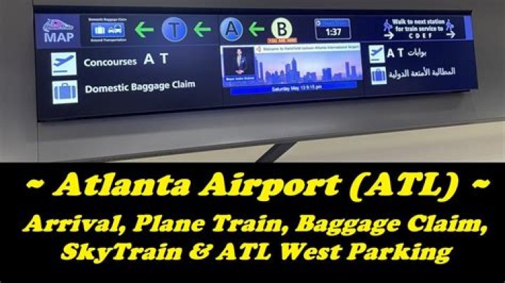 Atlanta Airport: Free Plane, Train, & Metro Map – PDF Download