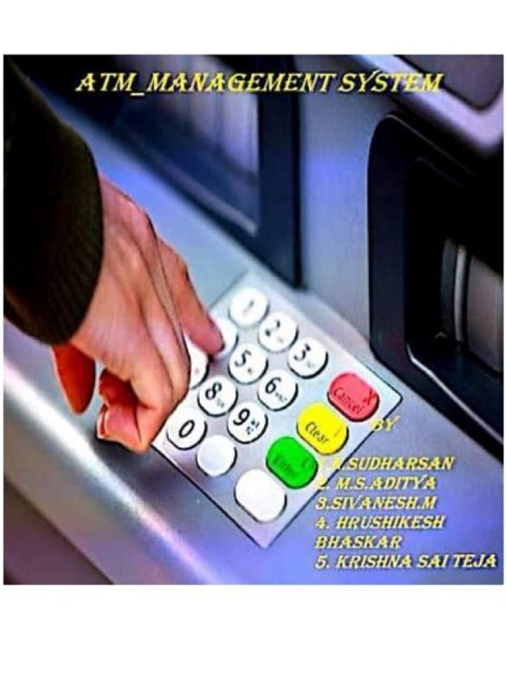 Optimize ATM Operations with Free PDF Management System