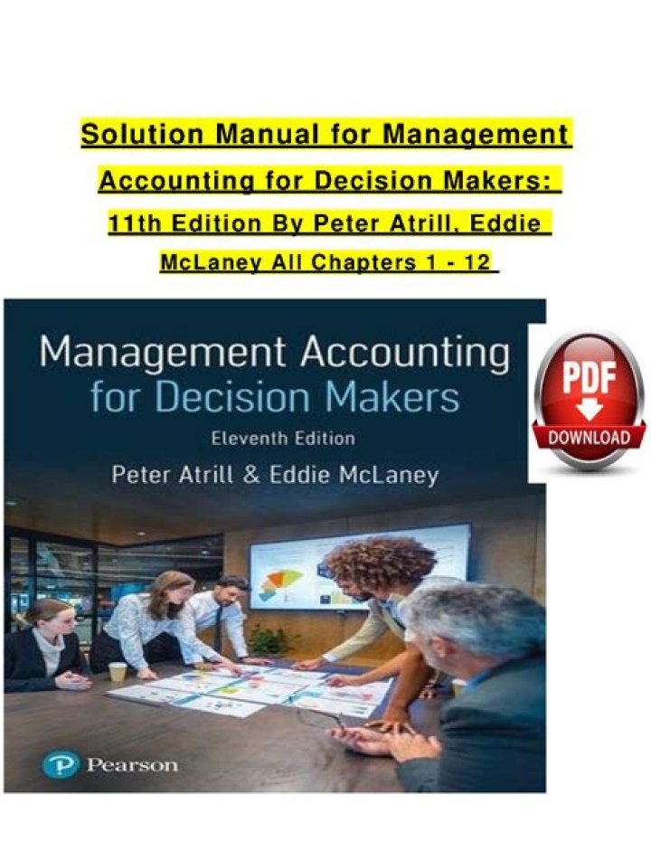 Atrill Financial Management for Decision Makers: Mastering Pdf Insights