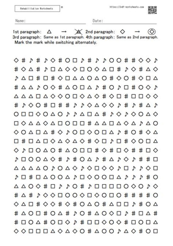 Attention Worksheets for Adults PDF – Boost Focus & Mental Clarity