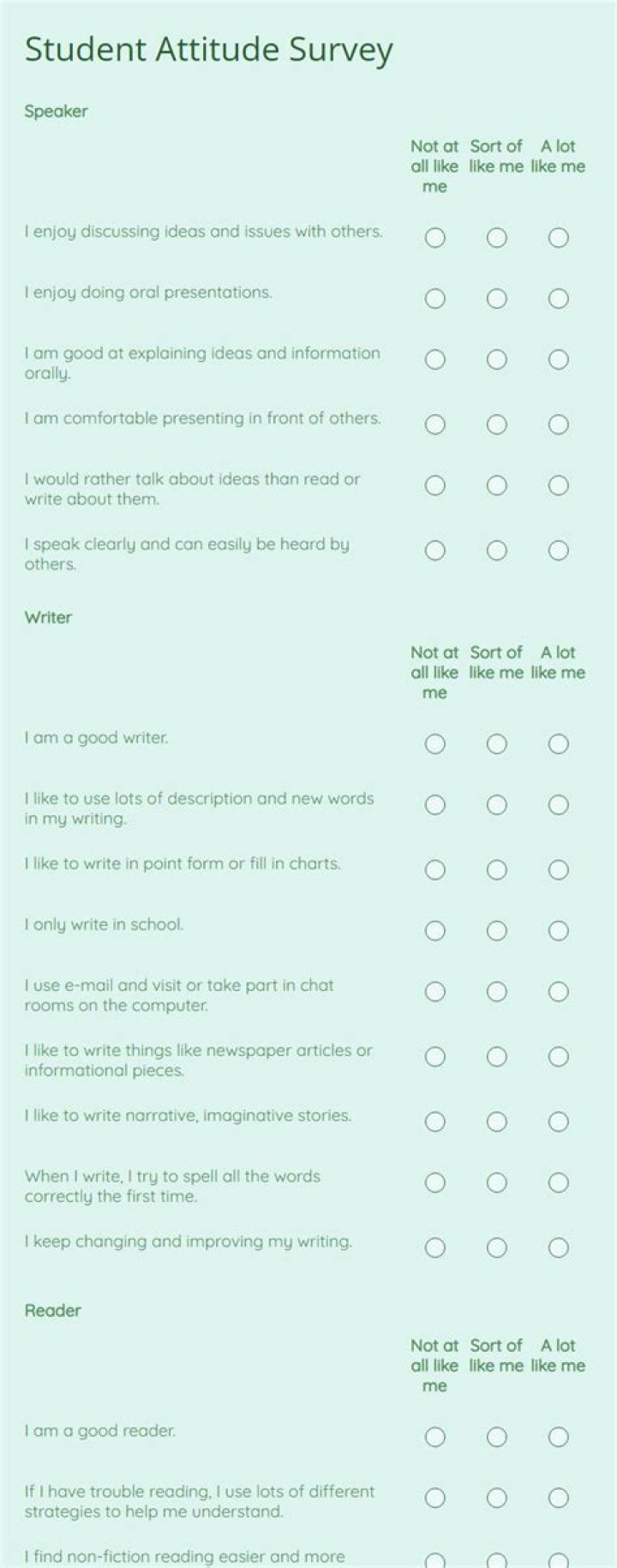 Free Attitude Survey Questions PDF – Download Now