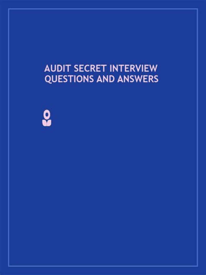 Audit Interview Questions PDF: Expert Prep Guide