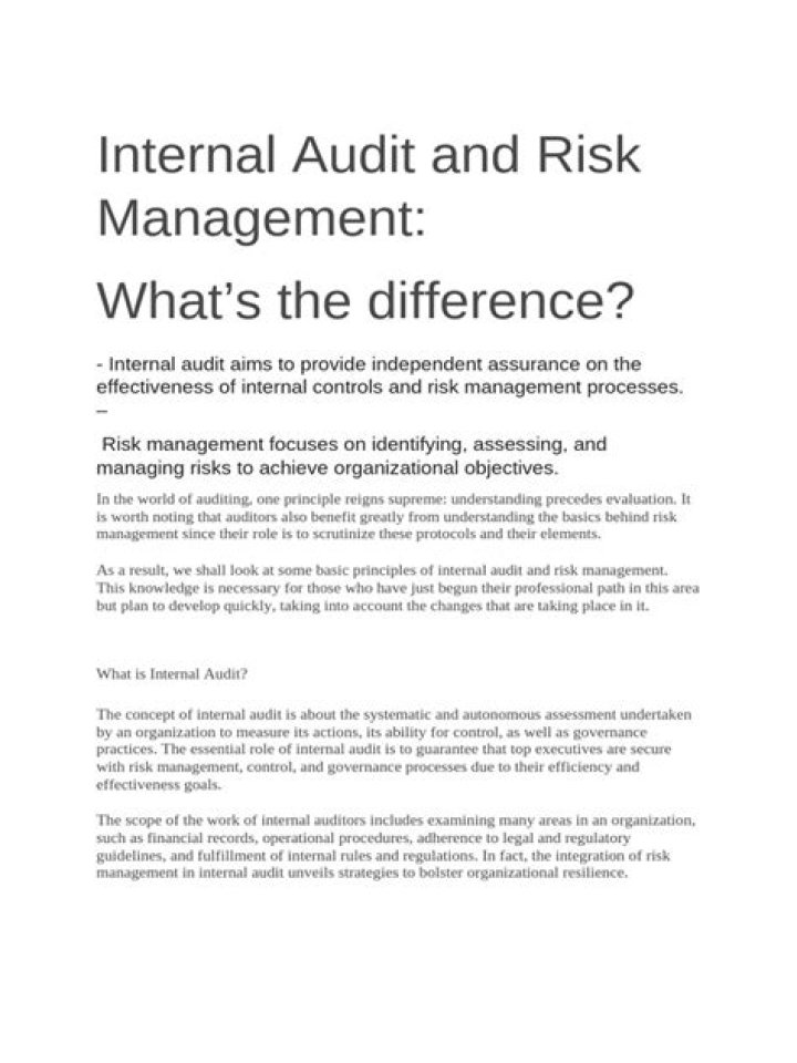 Audit Risk Management PDF: Essential Guide for Compliance & Control