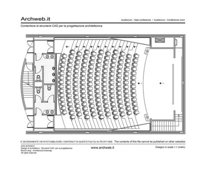 Download Free Auditorium Plan PDF – Perfect Layout & Design