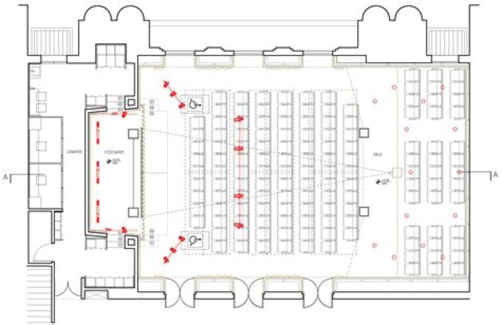 Auditorium Plan with Dimensions PDF – Perfect Layout for Event Spaces