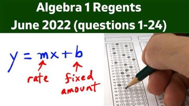 August 2022 Algebra 1 Regents Answers PDF – Official Student Solutions