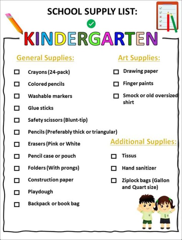 August Ahrens School Supply List PDF – Everything Students Need