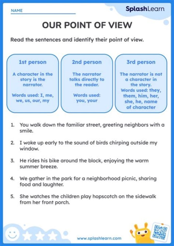 Author's Point of View Worksheets PDF: Engage Students with Critical Thinking Activities