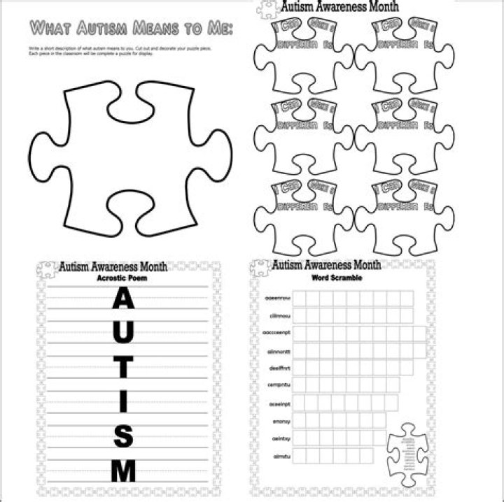 Free Autism Awareness Worksheets PDF for Educators & Parents