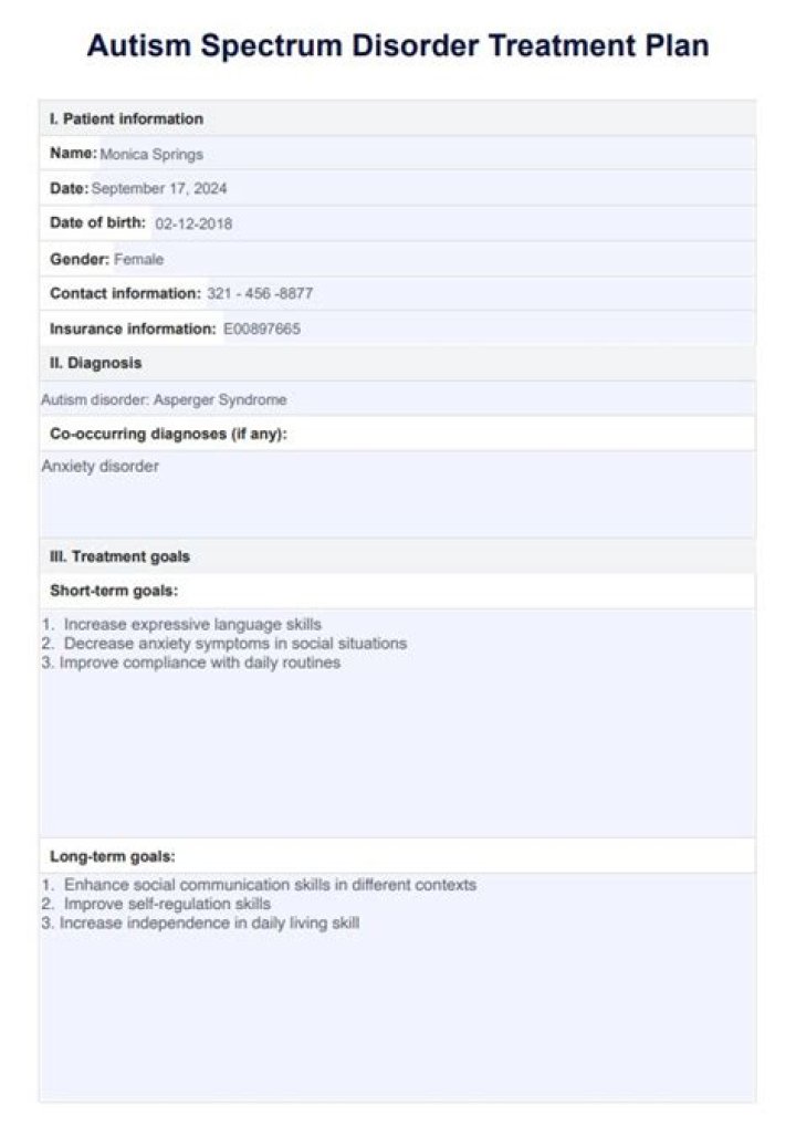 Comprehensive Autism Care Plan PDF Guide for Families