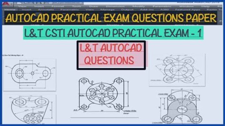Autocad Exam Questions PDF: Practice Tests & Sample Papers