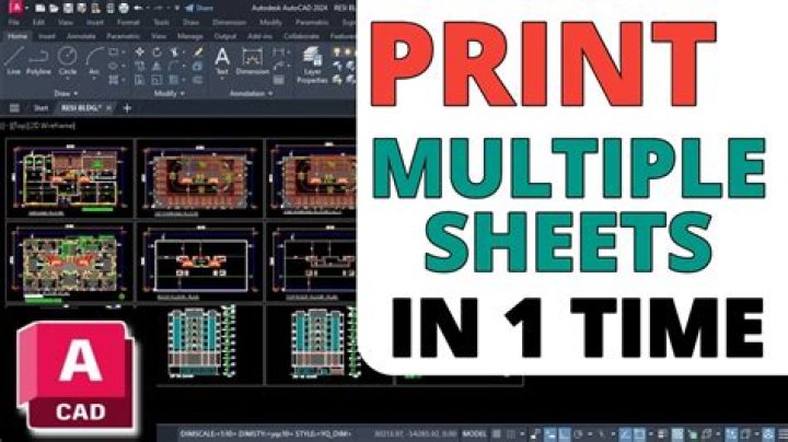 How to Print Multiple Sheets to PDF in AutoCAD – Step-by-Step Guide