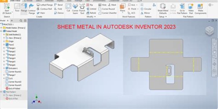 Autodesk Inventor Sheet Metal Tutorial PDF – Step-by-Step Guide