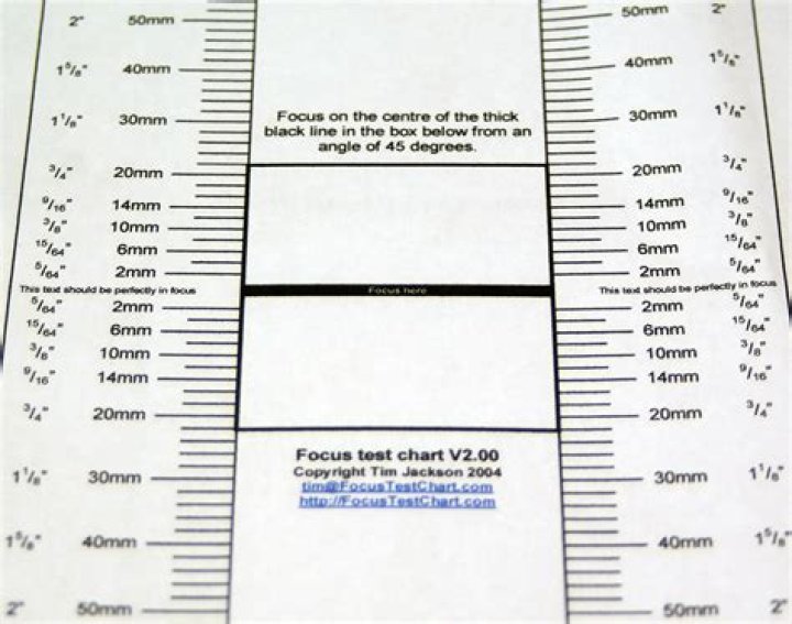 Autofocus Test Chart PDF – Precision Camera Focus Guide